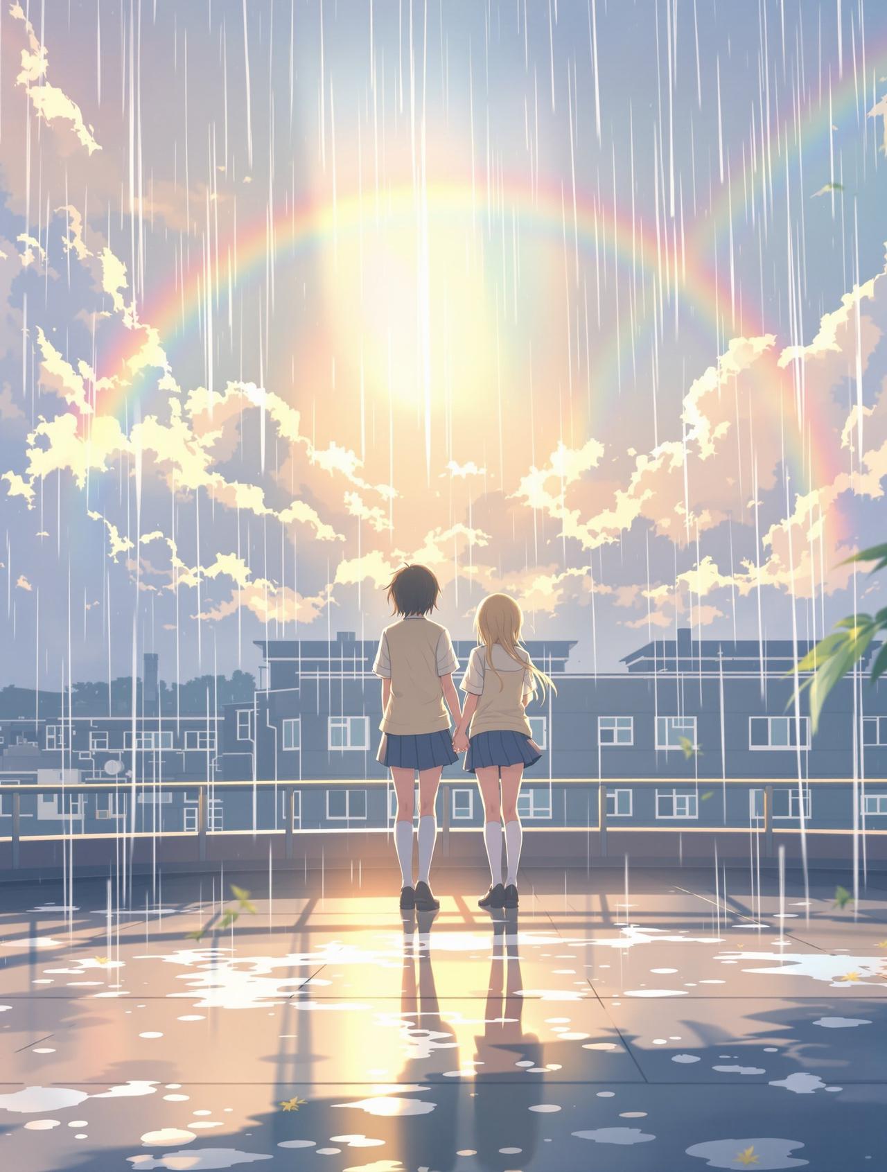 哔咔动漫热播榜第11名番剧《雨后晴空》封面 - 青春 / 治愈